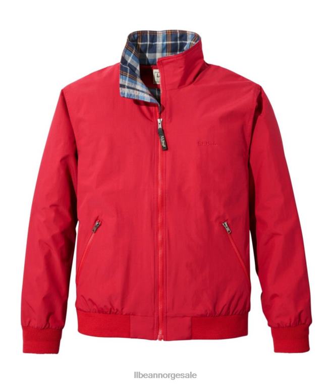 menn oppvarmingsjakke 24VDH512 L.L.Bean yttertøy mørkerød