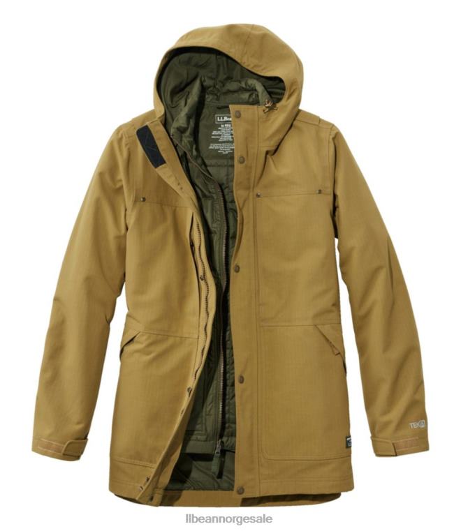 menn robust 3-i-1 parkas 24VDH953 L.L.Bean yttertøy tretthet grønn