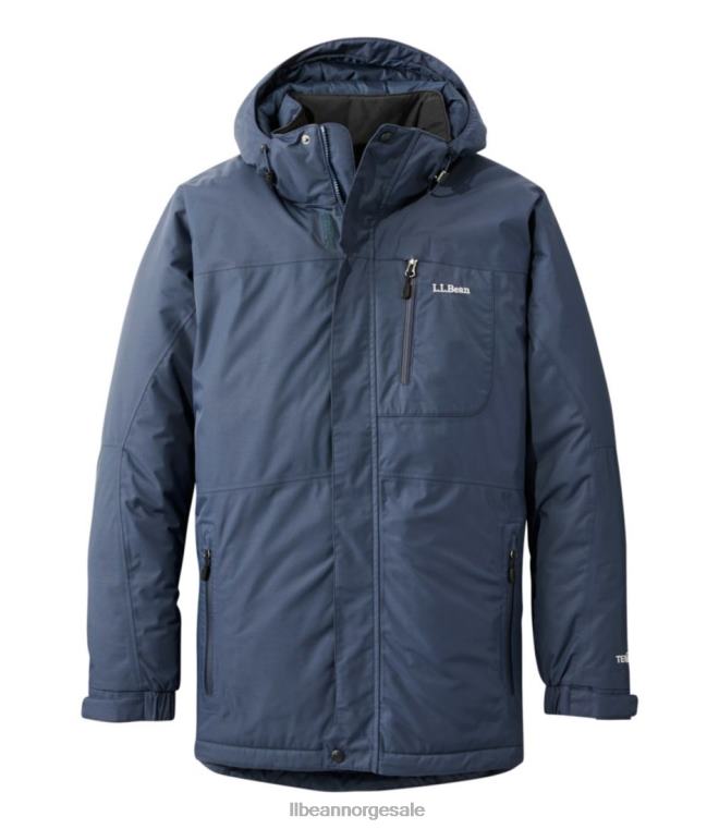menn robust ridge parkas 24VDH5034 L.L.Bean yttertøy karbon marine