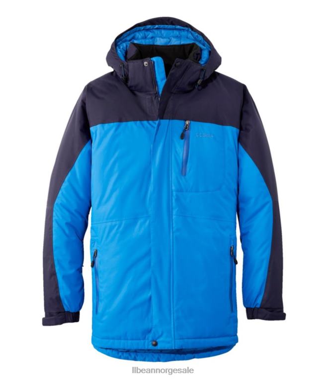 menn robust ridge parkas 24VDH6006 L.L.Bean yttertøy crisp lapis/dypest blå