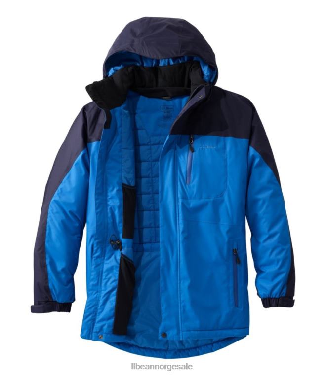 menn robust ridge parkas 24VDH6006 L.L.Bean yttertøy crisp lapis/dypest blå