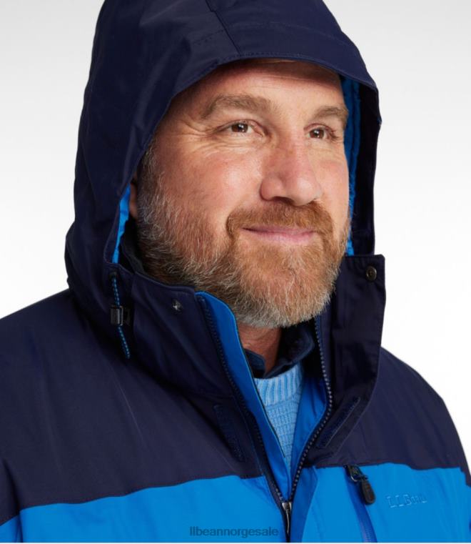 menn robust ridge parkas 24VDH733 L.L.Bean yttertøy mørk rød/svart