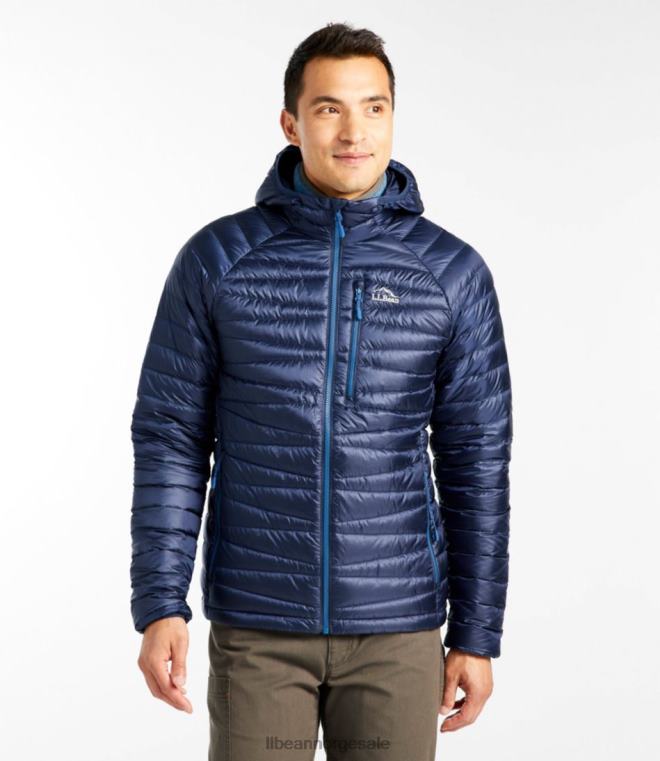 menn ultralett 850 dungenser hettejakke 24VDH3437 L.L.Bean yttertøy natt