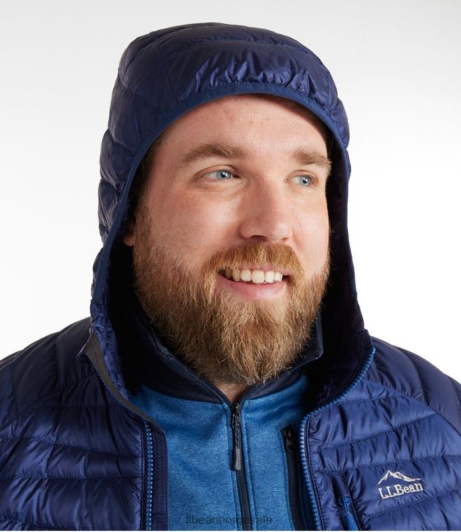 menn ultralett 850 dungenser hettejakke 24VDH3437 L.L.Bean yttertøy natt