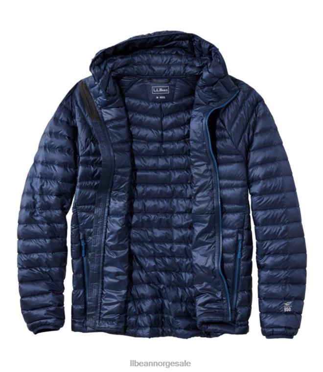 menn ultralett 850 dungenser hettejakke 24VDH3437 L.L.Bean yttertøy natt