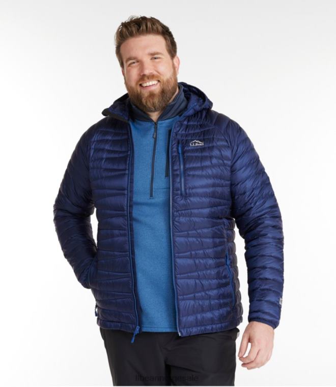 menn ultralett 850 dungenser hettejakke 24VDH4975 L.L.Bean yttertøy regnskog