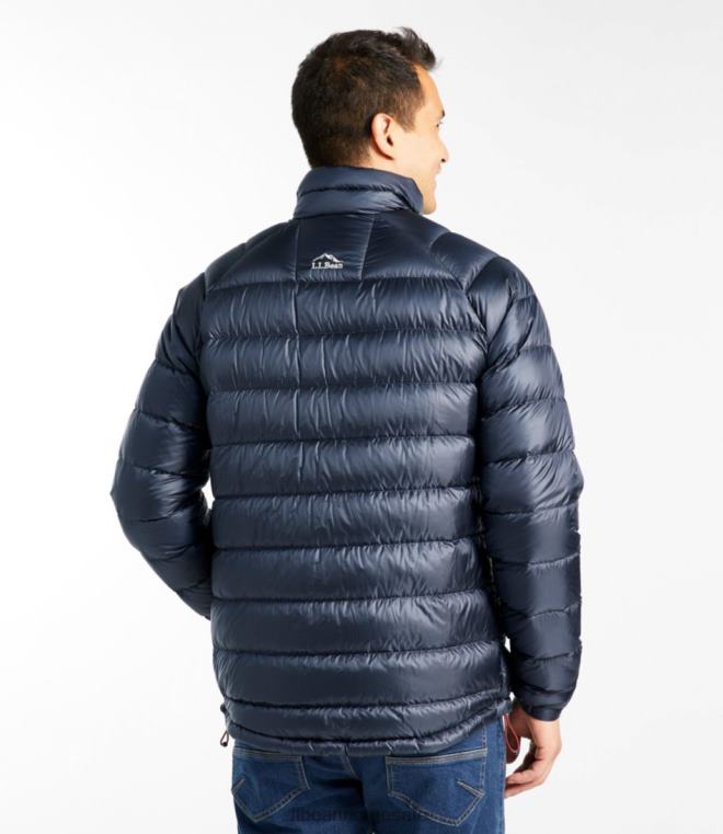 menn ultralett 850 dunjakke 24VDH5942 L.L.Bean yttertøy havblått