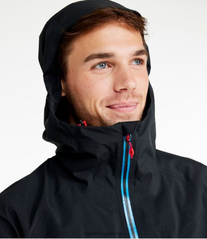 menn gore-tex pro patrollerjakke 24VDH3687 L.L.Bean yttertøy midnatt svart
