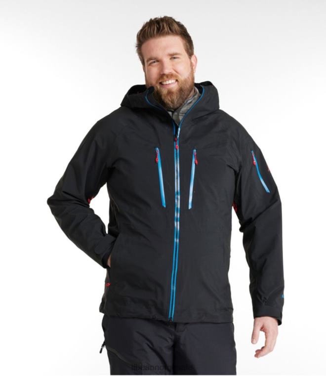 menn gore-tex pro patrollerjakke 24VDH3687 L.L.Bean yttertøy midnatt svart