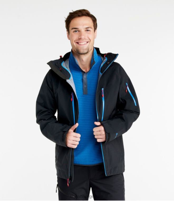 menn gore-tex pro patrollerjakke 24VDH926 L.L.Bean yttertøy smaragdgran