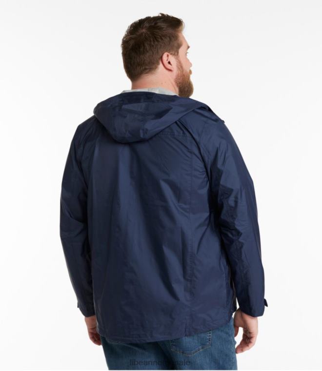 menn stimodell regnjakke 24VDH5772 L.L.Bean yttertøy nautisk rød