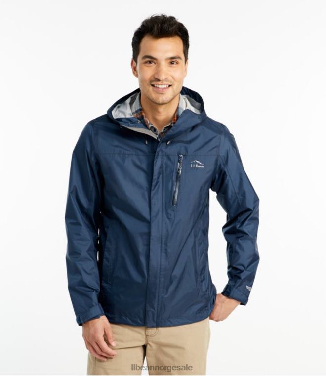 menn stimodell regnjakke 24VDH6491 L.L.Bean yttertøy svart