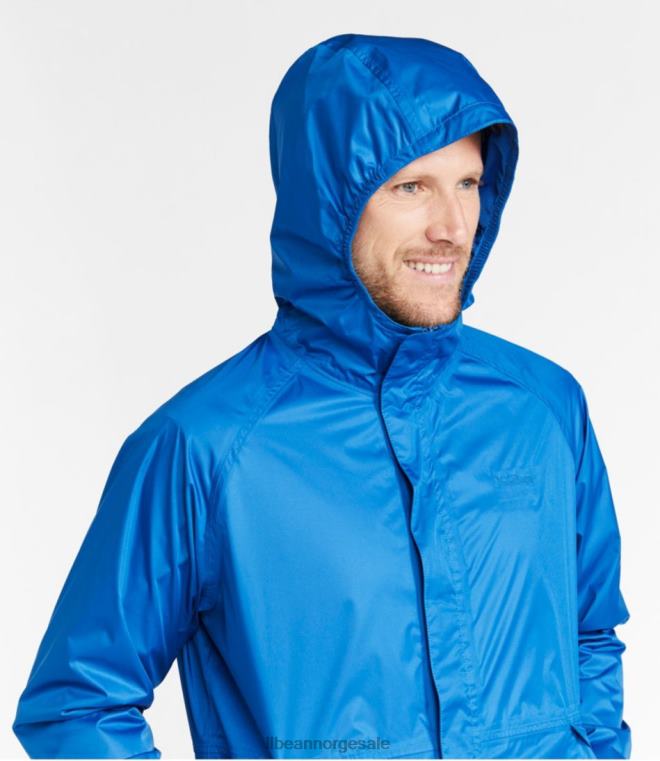 menn vanntett vindjakke 24VDH5820 L.L.Bean yttertøy gunmetall grå
