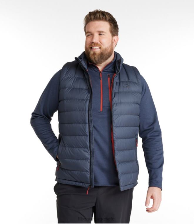 menn dunvest 24VDH3399 L.L.Bean yttertøy svart