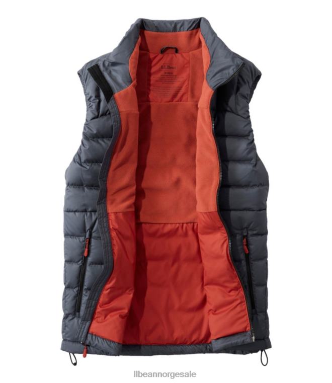 menn dunvest 24VDH3399 L.L.Bean yttertøy svart