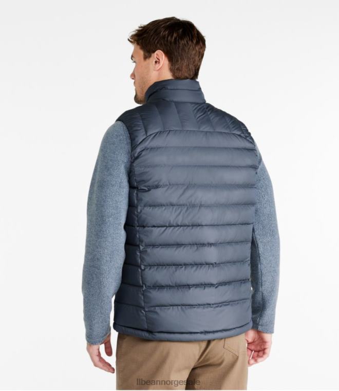 menn dunvest 24VDH528 L.L.Bean yttertøy mørk marinblå