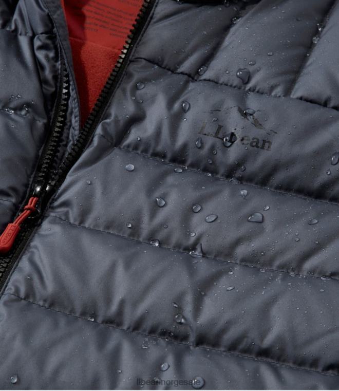 menn dunvest 24VDH528 L.L.Bean yttertøy mørk marinblå