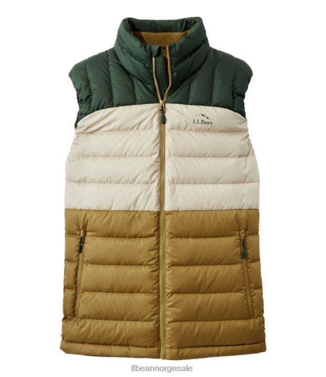 menn dunvest 24VDH639 L.L.Bean yttertøy tretthetsgrønn/dyp balsam