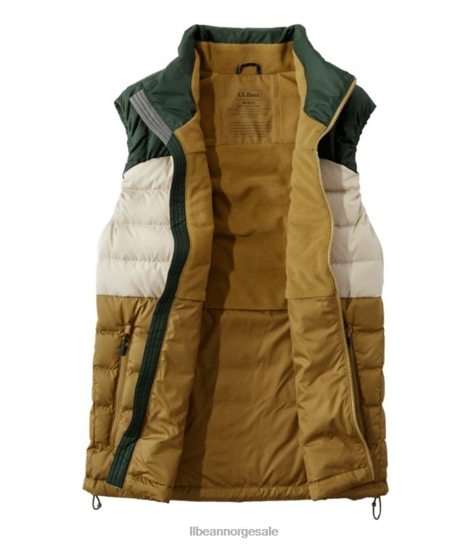menn dunvest 24VDH639 L.L.Bean yttertøy tretthetsgrønn/dyp balsam