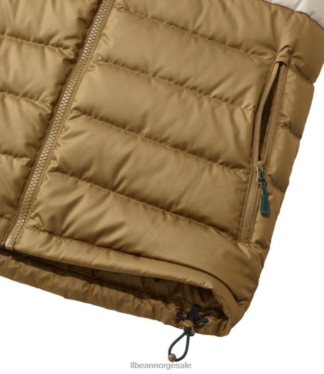 menn dunvest 24VDH639 L.L.Bean yttertøy tretthetsgrønn/dyp balsam