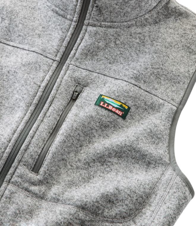 menn genser fleecevest 24VDH3276 L.L.Bean yttertøy koksgrå lyng