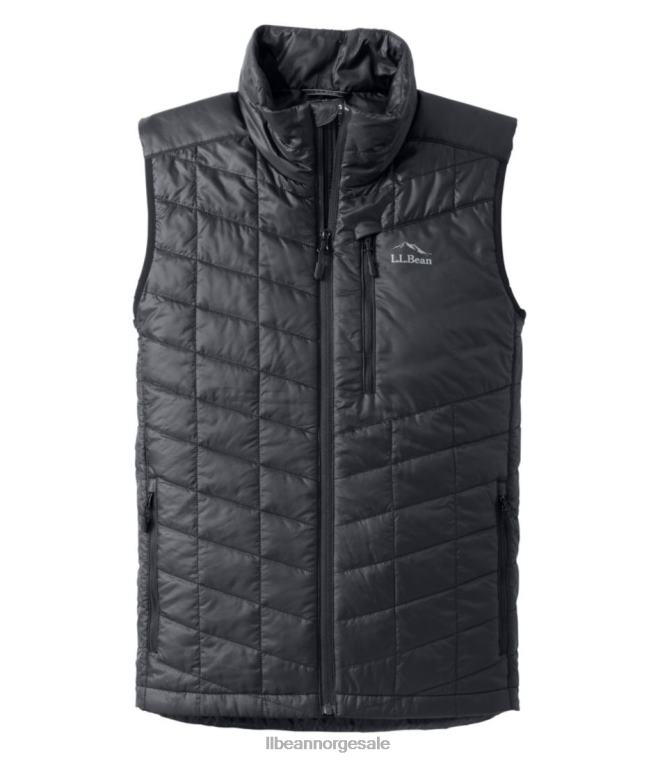 menn primaloft pakkevest 24VDH3344 L.L.Bean yttertøy svart