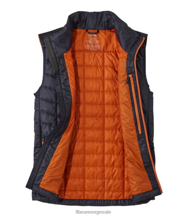 menn primaloft pakkevest 24VDH3344 L.L.Bean yttertøy svart