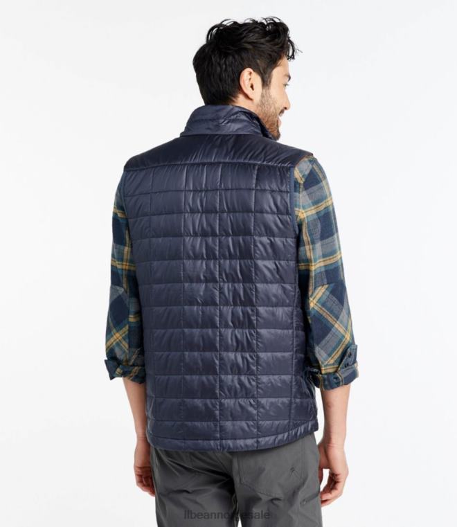 menn primaloft pakkevest 24VDH471 L.L.Bean yttertøy karbon marine