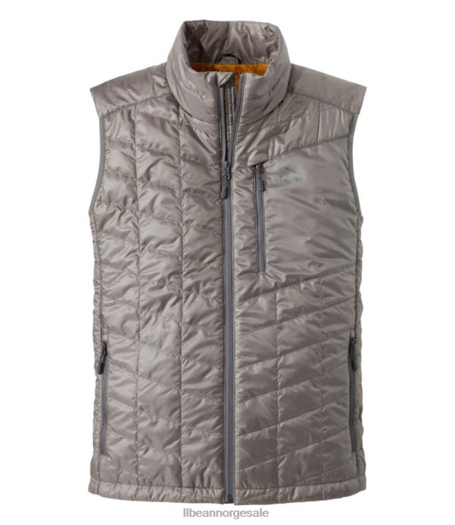 menn primaloft pakkevest 24VDH6597 L.L.Bean yttertøy grafitt/legering grå