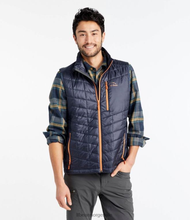 menn primaloft pakkevest 24VDH6597 L.L.Bean yttertøy grafitt/legering grå