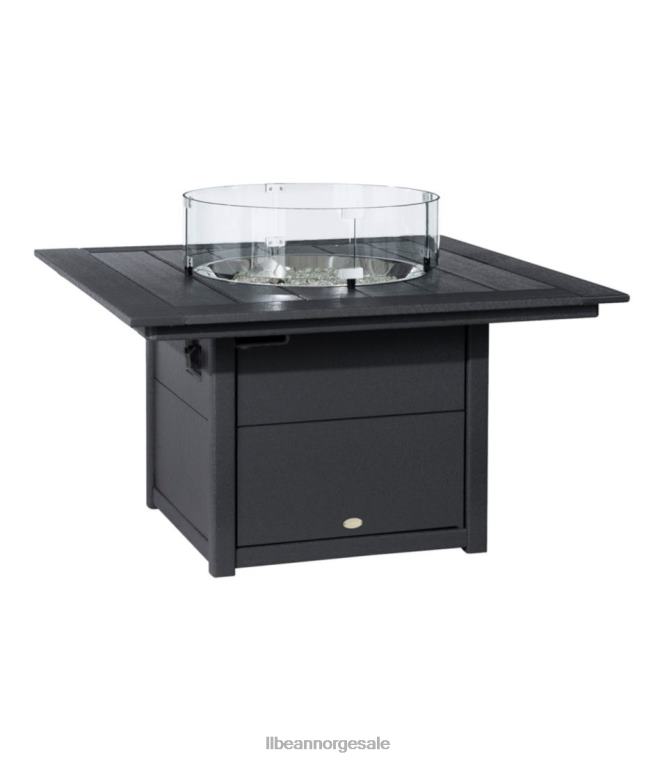 unisex allværs 42'' firkantet bålbord 24VDH2188 L.L.Bean campingkjøkken svart