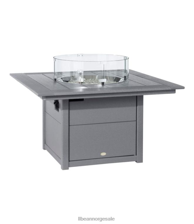 unisex allværs 42'' firkantet bålbord 24VDH4184 L.L.Bean campingkjøkken skifergrå