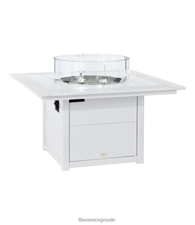 unisex allværs 42'' firkantet bålbord 24VDH5398 L.L.Bean campingkjøkken hvit