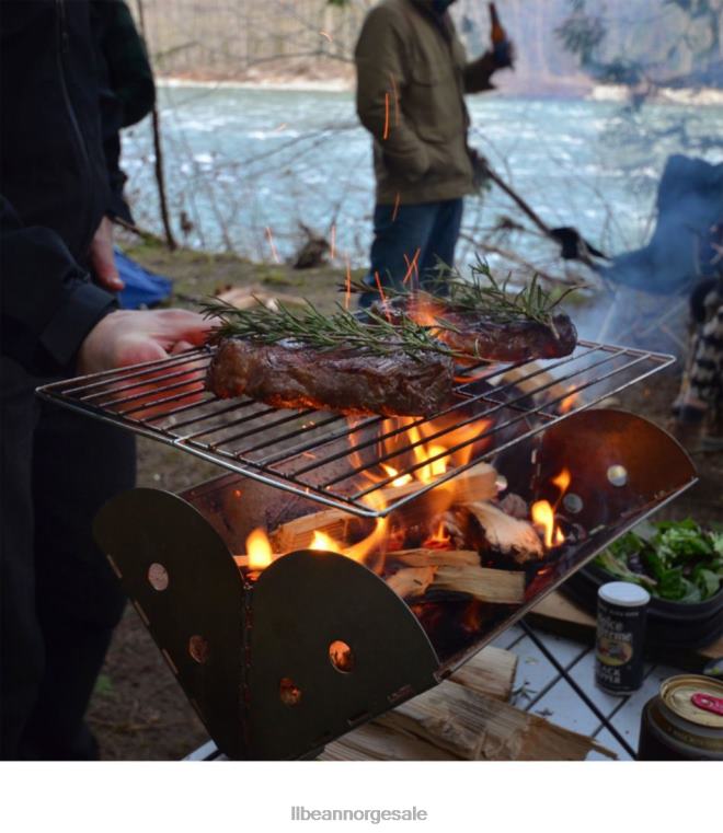 unisex flatpack grill og bålplass 24VDH1779 L.L.Bean campingkjøkken rustfritt
