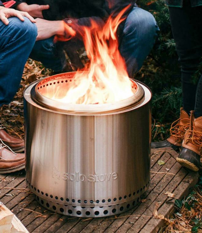 unisex solo komfyr bål bål pit sett 2.0 24VDH1243 L.L.Bean campingkjøkken rustfritt stål basic