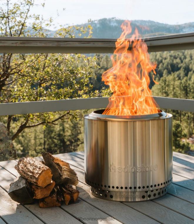 unisex solo komfyr bål bål pit sett 2.0 24VDH1243 L.L.Bean campingkjøkken rustfritt stål basic
