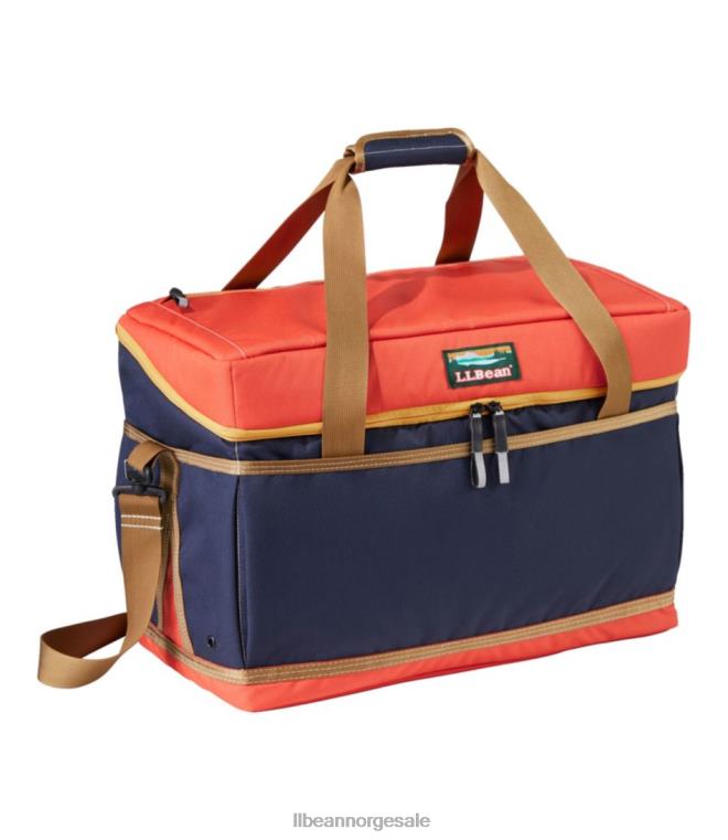 unisex soft pack kjøler familie 24VDH5265 L.L.Bean campingkjøkken lys marine/rustikk oransje
