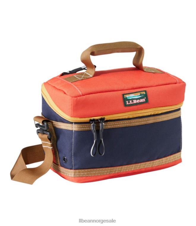 unisex soft pack kjøligere lunsj 24VDH5231 L.L.Bean campingkjøkken lys marine/rustikk oransje