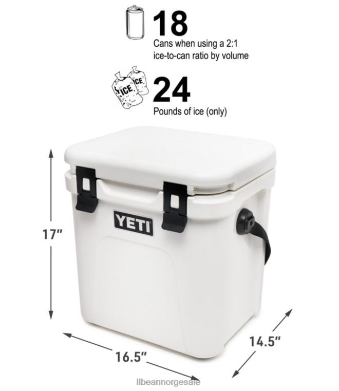 unisex yeti roadie 24 kjøler 24VDH5240 L.L.Bean campingkjøkken hvit