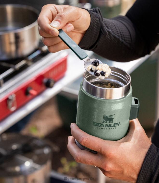 unisex stanley alt-i-ett matkrukke og spork 24VDH4109 L.L.Bean campingkjøkken Matt svart