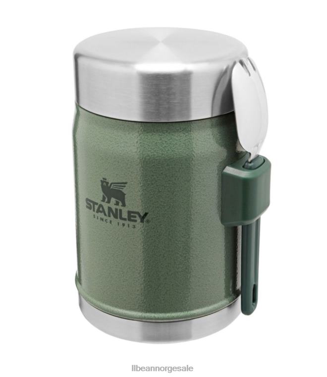 unisex stanley alt-i-ett matkrukke og spork 24VDH5355 L.L.Bean campingkjøkken hammertone grønn