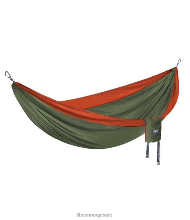 unisex eno doublenest hengekøye 24VDH3973 L.L.Bean campingmøbler oliven/oransje