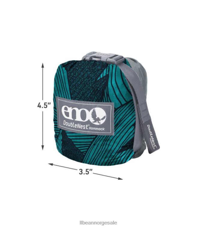 unisex eno doublenest hengekøyetrykk 24VDH6160 L.L.Bean campingmøbler fjell til sjø/grå