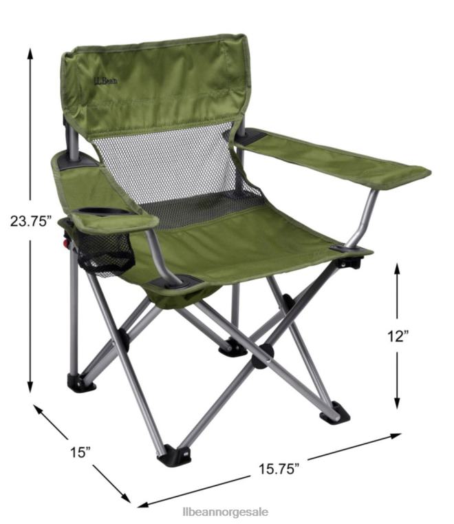 unisex base camp stol 24VDH1493 L.L.Bean campingmøbler bladgrønn