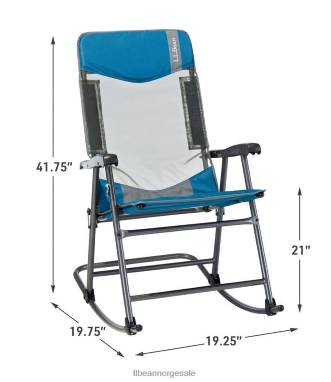 unisex camp comfort ii rocker 24VDH1240 L.L.Bean campingmøbler marine blå