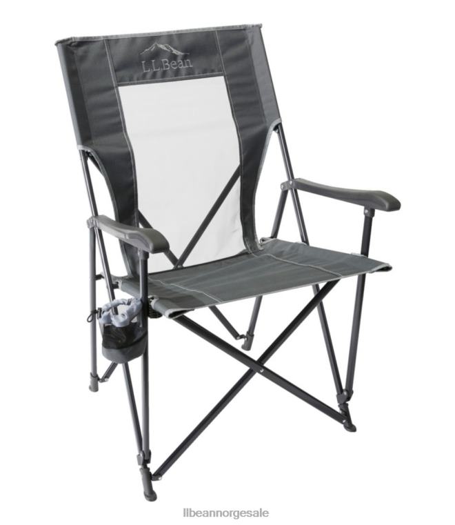unisex easy comfort leirstol maks 24VDH4165 L.L.Bean campingmøbler mørk grafitt