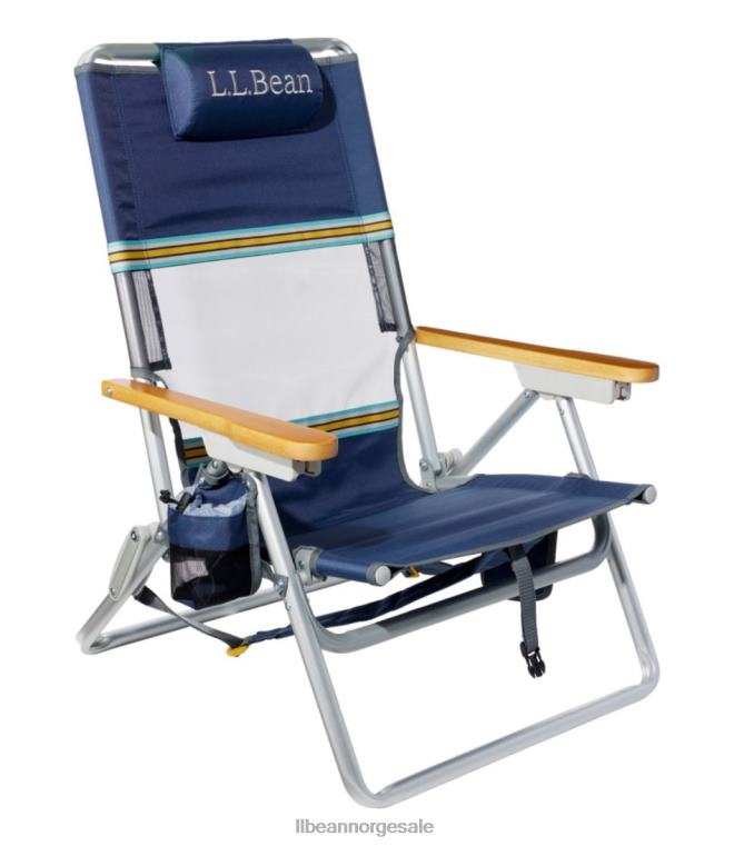 unisex enkel komfort strandstol 24VDH1403 L.L.Bean campingmøbler klassisk marine