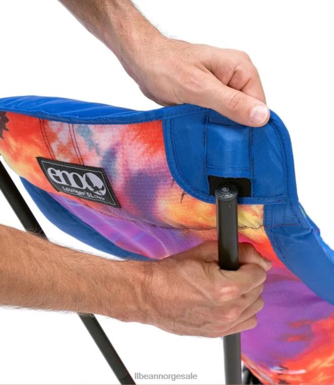 unisex eno solseng dl stol print 24VDH1649 L.L.Bean campingmøbler slipsfarge/kongelig