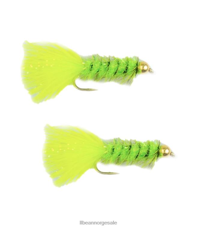 unisex gull perle krystall bugger 24VDH6180 L.L.Bean fiske chartreuse