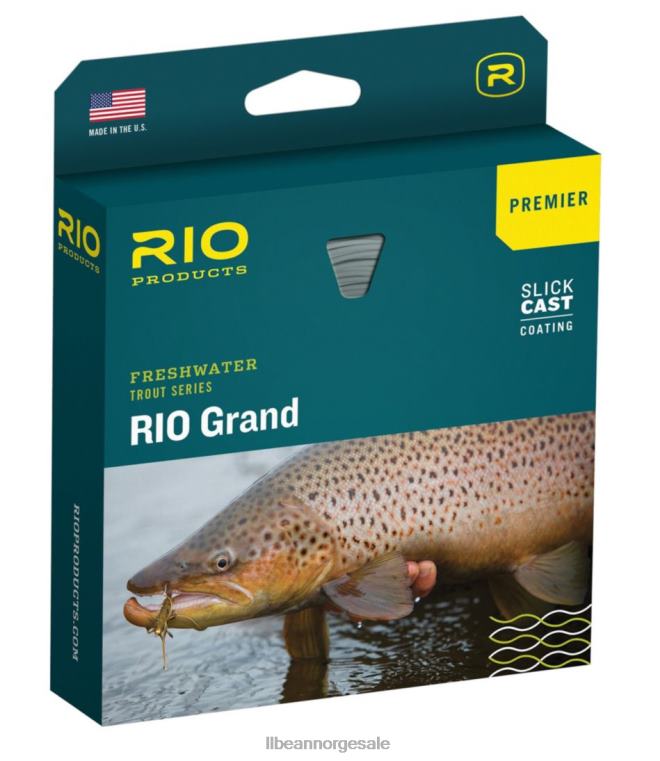 unisex rio premier grand fly line 24VDH2228 L.L.Bean fiske blek grønn/lysegul